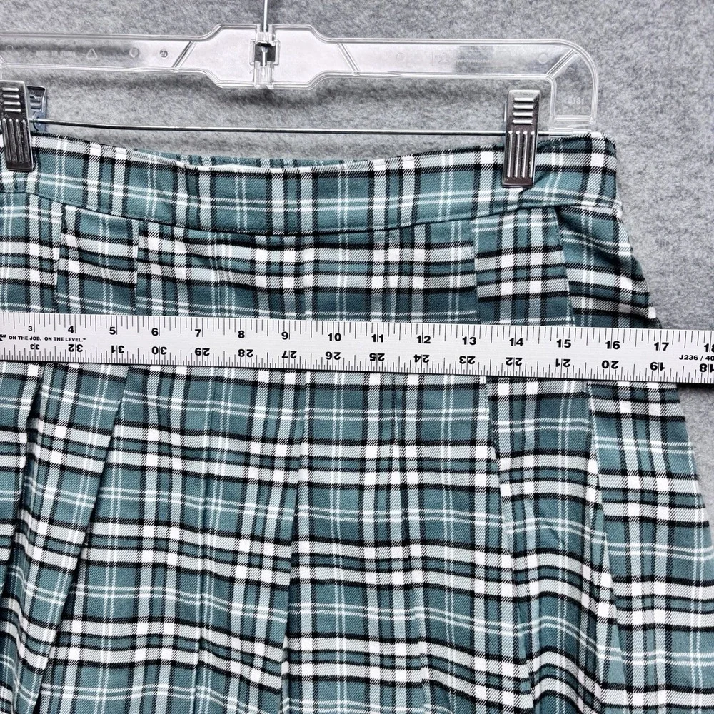 Hollister Ultra High Rise Plaid Skirt Y2K Sz M‎ School Girl Grunge Indie Twee